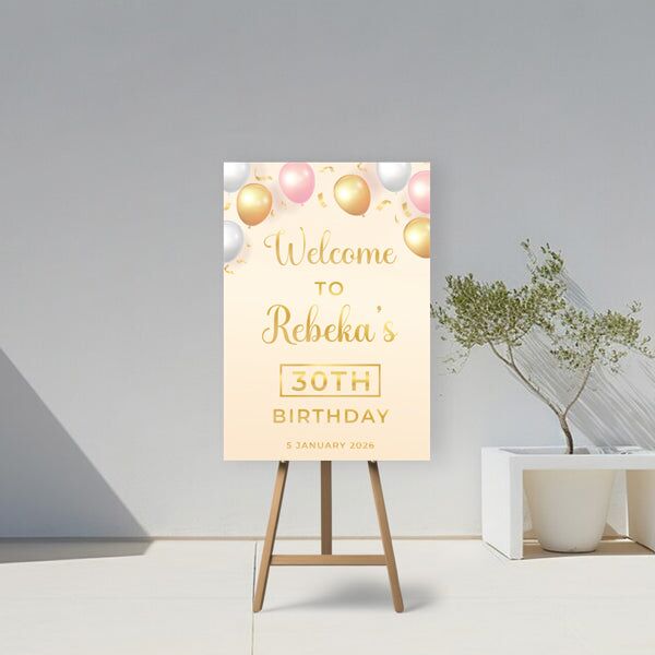 Personalised Birthday Party Board