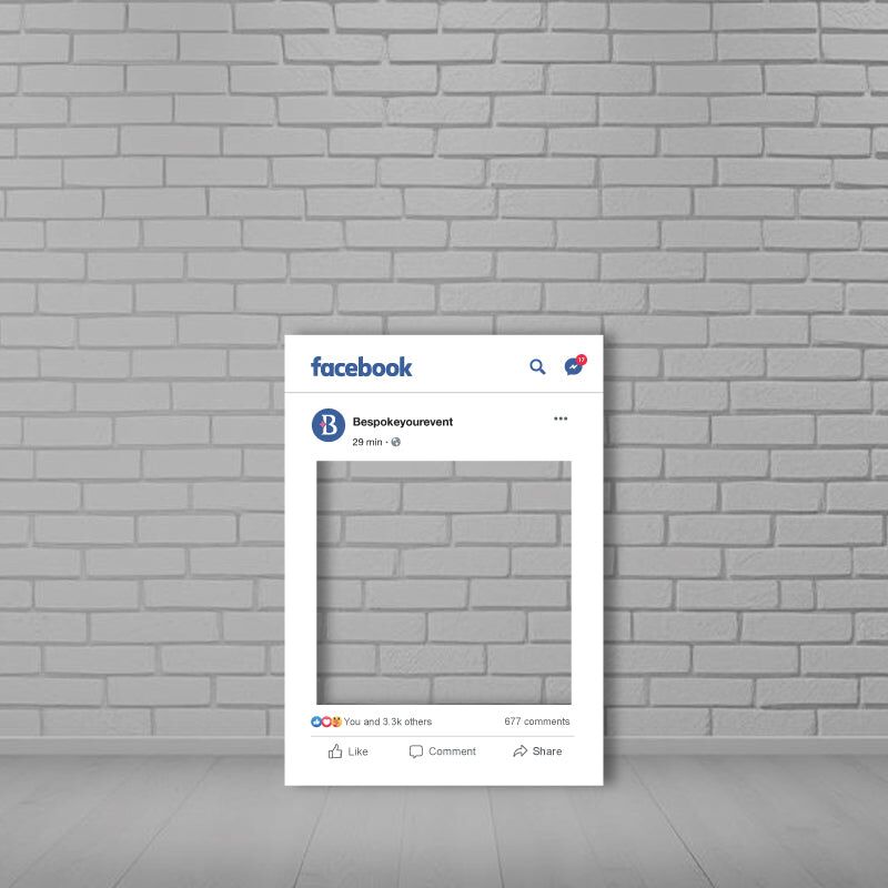 Personalised Facebook Selfie Frame 1 Personalised Facebook Selfie Frame