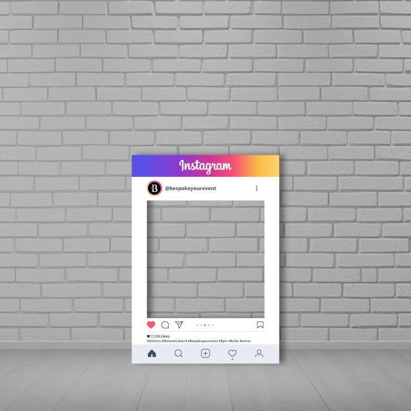 Personalised Instagram Selfie Frame